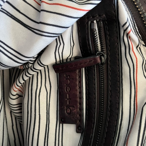 She + Lo Dark Wine Shoulder/Crossbody Bag - Picture 3 of 10